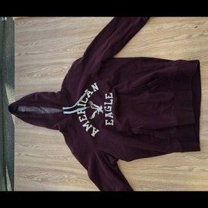 Vintage American Eagle hoodie (maroon)